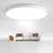 JDONG LED Deckenleuchte 54W Flach Rund Weiß Deckenlampe Modern warmliches 3000K Lampe für Schlafzimmer Büro Wohnzimmer Küche Keller Balkon Ø50CM