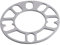 Rad Distanzscheiben,3mm/5mm/8mm/10mm Aluminium Universelle Distanzscheiben Rad Befestigungsscheiben Modifizierte Verbreiterte Radnabendichtung Auto Spurverbreiterungen Unterlegscheiben