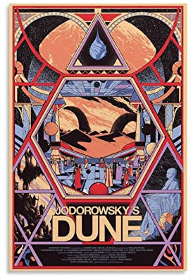 NANXIANG Dune Filmposter Filmposter Kunstbild Retro Poster Leinwand Poster Wandkunst Bild Drucke Hängende Foto Dekor Home Poster Kunstwerke 20 x 30 cm