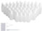 Voarge 50 PCS Plastic Dropper Bottle 5 ML, Eye Liquid Empty Refillable Squeezable Dropper Bottles for Essential Oil Diffuser, Massage, Beauty Oil Mix, White