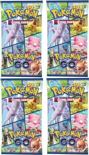 Pokémon TCG Boosterpack, 4 Stück: Pokémon GO Special Set, 40 Count, Anime, 2021