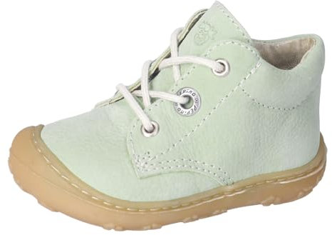 RICOSTA Unisex Stiefel Cory, Baby und Kleinkinder Lauflernschuhe, Weite: Mittel, lose Einlage, terracare, schnürstiefel, Booties, Avocado (520), 18 EU