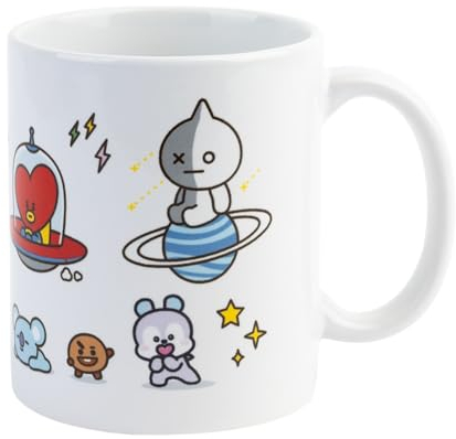 Grupo Erik Tasse Kaffeetasse BT21 Universtar Kaffeebecher - Teetasse Fassungsvermögen 350ml