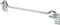 Connex Sturmhaken Ø 10 x 280 mm-Mit Platte-verzinkt/Universalhaken/Montagehaken für Garage/Werkstatthaken/Ordnungshelfer / DYB2000471, Blauverzinkt, 280 mm