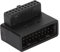 Adaptateur USB 3.0 à 90 Degrés, Carte Mère USB 3.0, Adaptateur USB 3.0 19 Broches/20 Broches Mâle vers Femelle, Adaptateur d'alimentation pour Carte Mère Coudée(PH19A)