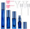 Yikimyfo Travel Perfume Spray Bottle, 4 Pcs(3ml+5ml+9ml+10ml) Leakproof Cologne Travel Bottle Refillable Perfume Bottle Fine Mist Perfume Atomizer Mini Spray Bottles Fragrance Bottle