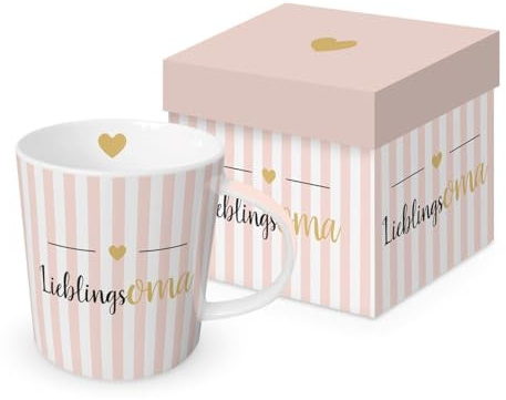 Kaffeebecher Lieblingsoma, Tasse Großmutter Geschenkset, Oma