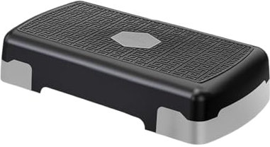 Aerobic Stepper verstellbar Höhe, Workout Stepper mit 3 Risern, Compact Aerobic Übung, Fitness Riser, für Home Gym, Training Increase Overall 17,72 Zoll