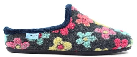 Lunar Ladies Dolly Navy Slipper