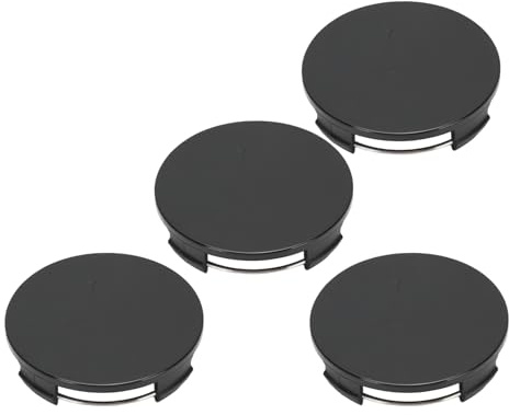 RASTKY Lot de 4 Cache-moyeux de Roue en ABS de 65 Mm avec Design Anti-Chute pour Cache-moyeu de Voiture, Imperméable et Anti-Rayures, Installation Facile pour Une Expérience de Conduite Rafraîchie
