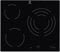 Electrolux EHF6232IOK Placa vitrocerámica de 60 cm y 3 zonas de cocción, Doble de 27 cm, Control táctil independiente, Bloqueo Seguridad, Indicador de calor residual, Negro