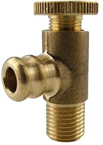 Ablass- und Entlüftungsventile mit Tülle, PN 25 Kessel, Druckluftbehälter Ablassventil (G 1/8)