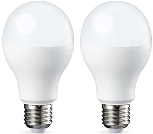 Amazon Basics Professional LED-Leuchtmittel, Edison-Schraubgewinde (E27), 8.5 W entspricht 60-Watt-Birne, weiß, nicht dimmbar, 6 Stück (1er Pack)