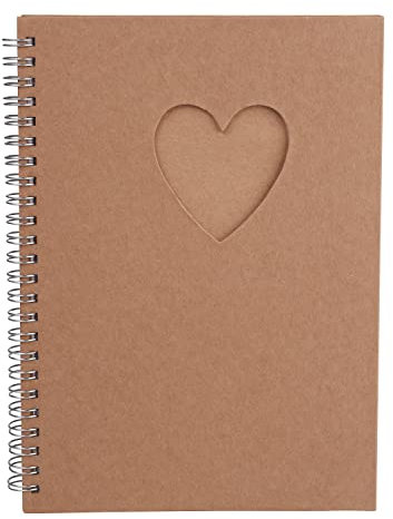 VBS Notizbuch Passepartout mit Herz DIN A5 120 Seiten