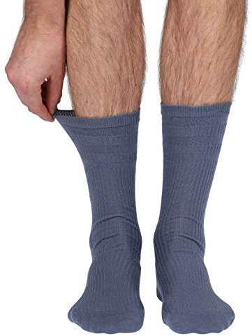 HJ Hall Softop cotton socks HJ91 flintstone 6-11 (3 pairs)