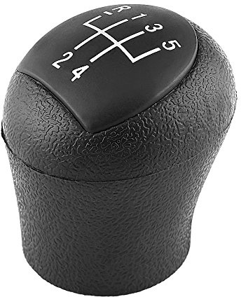 EBTOOLS Perilla de palanca de cambios, perilla de palanca de cambios de coche de 5 velocidades para Kangoo 2006-2008
