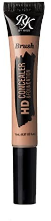 Ruby Kisses 4-In-1 Concealer, Color Corrector, Contour & Highlight, Full Coverage Natural Finish Covers Under Eye Circles & Blemishes, Hydrating & Long Lasting Formula (Almond, 1 Pack)