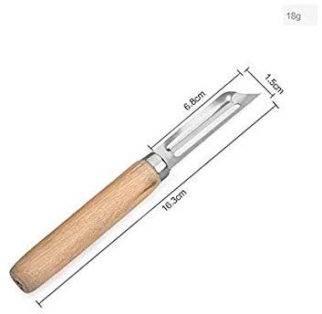 Fruit Vegetable Peeler Wooden Handle Vegetable Peeler&Julienne Cutter Carrot Potato Grater Kitchen Tool