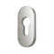 Premium Zylinder Schutzrosetten Rosetten Schließzylinder, Farbe:INOX, Form:Oval