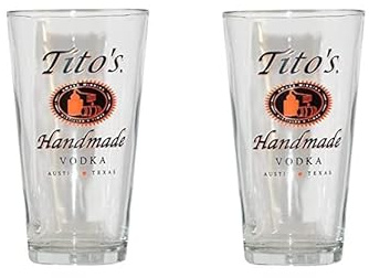 Titos Pint Glass - Set of 2