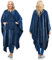Catalonia Classy Poncho Decke Bequeme Plüsch Fleece Tragbare Decke für Erwachsene Frauen Männer Kinder Überwurfbezug zu Hause oder im Freien, 200 x 140 cm, Marine