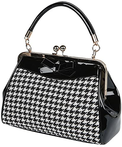 Banned Alternative Gene Frauen Handtasche schwarz/weiß 50% Polyester, 50% Polyurethan Rockwear