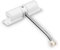DIYARTS Hydraulic Spring Door Closer, Adjustable, Aluminium Alloy, White, Automatic, Fire Rated, For Doors in Residential, Commercial, and Public Spaces