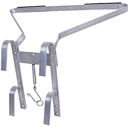 I-Shaped Ladder Stay Ladder Stand Off Down Pipe Ladder Accessories Aluminum Ladder Safety Devices Rubber Bumper No Trace Multipurpose No Tools Needed Used on Any Flat Surface or Wall