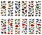 Cobee 3D Dinosaurier Aufkleber für Kinder, 12 Blätter Dinosaurier Puffy Aufkleber, Lehrer Belohnungsaufkleber, Cartoon DIY Aufkleber für Basteln, Scrapbooking, Kleinkinder, Jungen, Mädchen