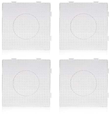 ARTKAL Fuse Bead Pegboard for 5mm Iron Bead Board, Design for Midi Beads Art Craft, 4pcs