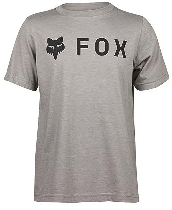 Fox Racing Yth Absolute Ss Tee Windbreaker Unisex Kinder, Grau, L
