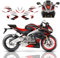 FEMEIN Motorrad Seite Kraftstofftank Pad Für Aprilia RS 660 RS660 Tank Pad Protector Aufkleber Aufkleber Traction Pad (Color : 4)