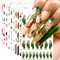 10 Feuilles Stickers Ongles San Judas Vierge Marie Autocollants Religieux Jésus Ange Autocollants pour Ongles Acryliques DIY Manucure Retro Virgen De Guadalupe Décalage Accessoires