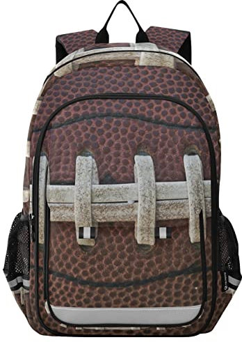 Old Style American Football Vintage Kindergarten Primary University Büchertasche leicht und wasserabweisend Rucksack, #2, One size