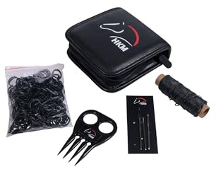 HKM Set per intrecciare la criniera-10001 Nero Taglia unica