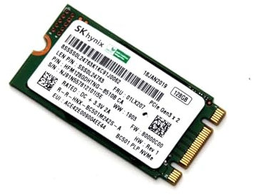 Lenovo SSD M.2 PCIe NVMe FRU SSD 128GB RoHS SK Hynix M.2, FRU01LX207 (128GB RoHS SK Hynix M.2 BC501-PLP 128GB)
