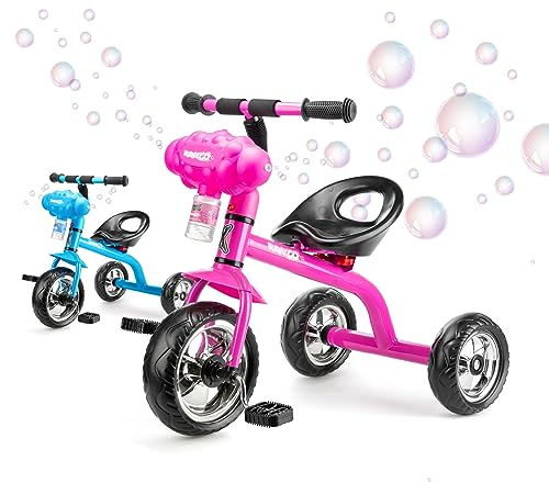 Xootz Bubble Go Trike for Kids, 3 Wheel Bike for Toddlers with Bubble Machine, Age 3+, Multiple Colours