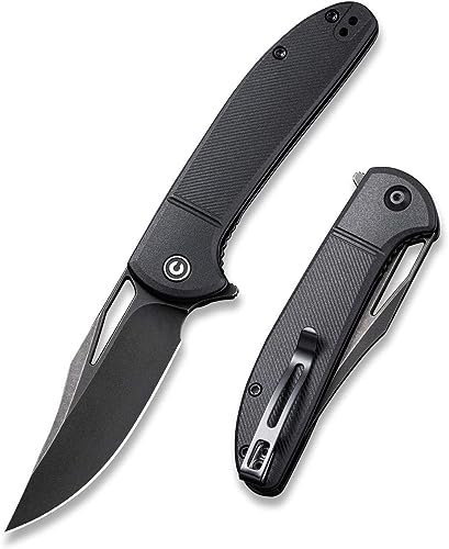 Civivi Ortis Deep Black Taschenmesser mit Nylon Griff aus 9Cr18MoV Stahl
