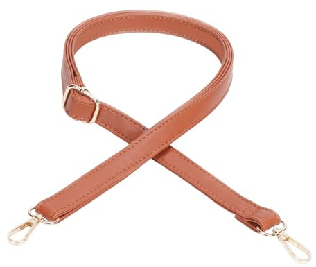 FLYAMAPIRIT Verstellbarer Schultergurt für Taschen, 2cm breiter PU Leder Taschengurt, DIY Zubehör für Handtaschen, Tragetaschen und Umhängetaschen (Braun)