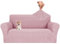 Ystyle Copridivano 2 Posti Con Braccioli, Super Elasticizzato Fodera Divano, Copridivani Antigraffio Gatto Antiscivolo Antimacchia, Universale Moderno Sofa Cover Lavabile, Grigio Rosa