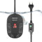 FEDOUR 50W Calentador Acuario Ajustable Mini Calentador de Acuario, Sumergible Calentador de Agua Acuario con termómetro, Calentador para acuariosde mar y Agua Dulce, Calentador Tortugas de Agua