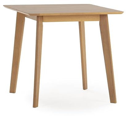 HOMN LIVING Esstisch, Pomago, 80 x 80 cm, Eiche, Massivholz, 80 cm (Breite), 80 cm (Tiefe), 75 cm (Höhe)