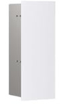 EMCO ASIS PURE WC-Modul mit Glasfront Türanschlag Links, Unterputz Weiß matt 43,5 cm Unterputz Türanschlag links Keine Papierführung