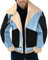 SRZYMJ Lederjacke Herren Blau Lederjacke Herren Schwarz Mit Kapuze Parka Herren Wasserdicht Sweatshirt Blau Hoodie Herren Reißverschluss Regenjacke 164 3XL Basic Hoodie