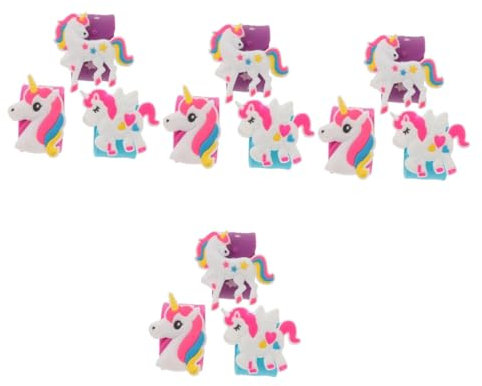 VICASKY 12 Stück Einhorn Pat Kreis Handgelenkband Armbänder Handketten Schnapparmband Einhorn Schlagarmbänder Partygeschenke Tier Schlagarmbänder Schlagarmbänder Für Schlagbänder