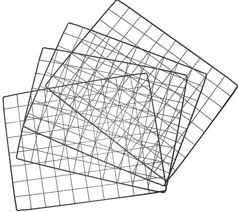 Milisten Diy Dog Cage Mesh Panels 4 Pieces Metal Fencing Rustproof Dog Fence Mesh Easy to Install Expandable Pet Play Pen Accessory
