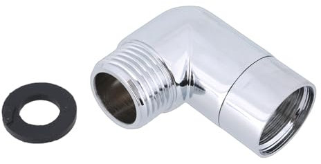 Stainless Steel Handheld Shower Head Elbow Adapter Shower Arm Extension 90degree Shower Arm Elbow Adapter Enduring