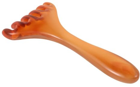 minkissy Kopfhautmassagekamm Mit Breiten Zähnen Entgiftungskamm Für Schuppen Manuelles Kopfhautmassagewerkzeug Gua-sha-bürste Für Kopfhaut Ergonomischer Griff Für Täglichen Gebrauch