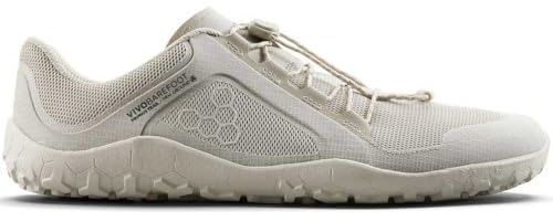 VIVOBAREFOOT Mens Primus Trail FG 3.5 Textile Synthetic Silver Birch Trainers 13 UK