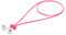 kwmobile Cinta Compatible con Apple Airpods 1/2 / 3/4 / Pro 1 / Airpods Pro 2 - Correa con Soporte magnético para Auriculares - Rosado Suave